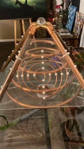 Copper Pyramid #electroculture