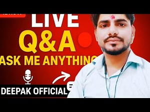 👉 "🔴 Deepak Official Live Streaming | Q&A | Fun & Entertainme🤗✅✅✔️