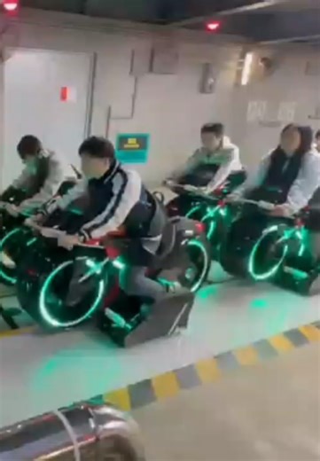 ‏#CapCut TRON Lightcycle Power Run but Team Green Roller Coaster POV