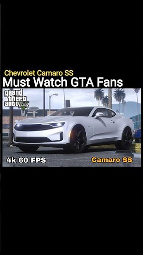CHEVROLET CAMARO SS IN GTA 5. #shorts #gta