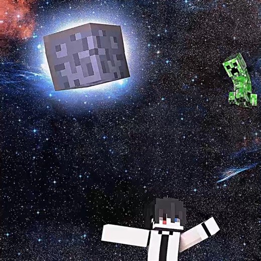 outer space #minecraft #minecraftbedrock #minecraftindonesia #space #trending