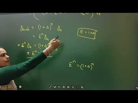 Relation b/w E, Forward and Backward | Example - Finite Forward Differences | Numerical Analysis NEP