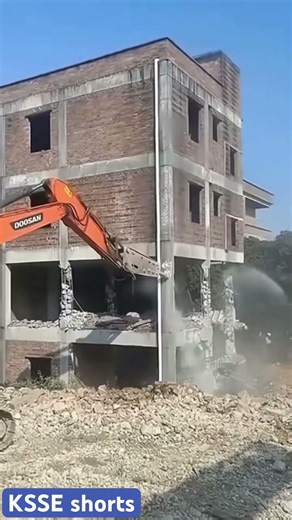 New Building Demolished Before Use? 😳 #ConstructionFail #QualityControl #CivilEngineering
