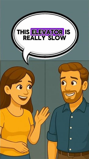 Small Talk in an Elevator #learnenglish #englishconversation #easyenglish #englishlistening