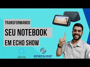 Como transformar seu notebook (PC) em echo show.Chegou o app alexa para Windows/Mac(novidade amazon)