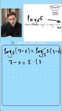 Спасаемся от логарифмов ❤️ моя тэгешка - @your_math_helper # #математика #профильныйегэ