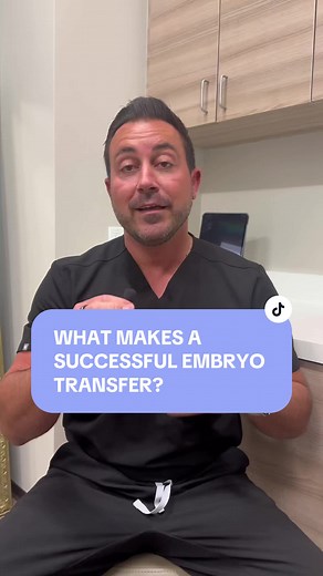3 things successful embryo transfers have in common, from a fertility specialist! ⤴️ #ivf #ivfjourney #embryotransfer #ttccommunity #ttc #fertilitydoctor