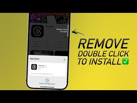 How To Disable Double Click To Install Apps On iPhone