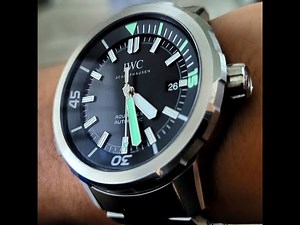 IWC AQUATIMER 329002 LUXURY DIVERS WATCH - EASY QUICK CHANGE STRAP