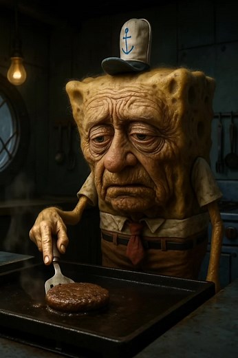 SpongeBob and Friends Reimagined with AI Technology