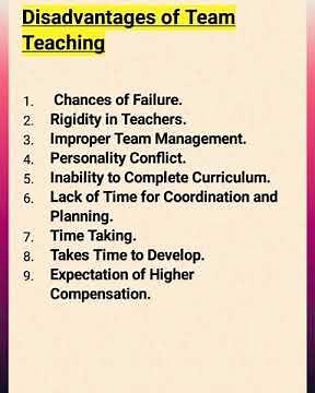 Team Teaching b.ed notes | Meaning, Definition, Types, Advantage & Disadvantages of team teaching |
