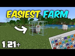 Easiest Automatic Wool Farm in Minecraft 1.21+ (Survival Friendly)