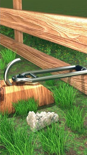 Push - push gate lock open #shorts