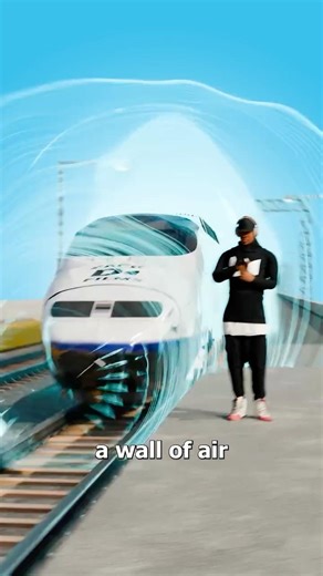 How a Speeding Train Creates Deadly Suction (Physics Explained) #shorts #education