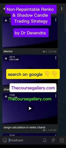 Trade with Dr Devendra Non-Repaintable Renko & Shadow Candle Trading Strategy 2026 Free Download