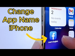 How to Change App Name on iPhone Easily