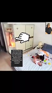 9.1K views · 59 reactions | This brave little boy tried to save himself and his baby brother from a fire outbreak in their room. His quick thinking in such a terrifying moment is truly admirable. Proud of this young champion! #fypシ #goviral #trendingreels #viralreelsシ #reelsfbシ #love | Queen's Ballroom | Facebook