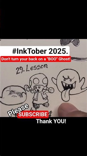 #Sketchbook Drawing Concepts: #InkTober 2025: Prompt 29. #Lesson