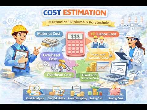 Cost Estimation Explained | Production Management | Mechanical Diploma & Polytechnic