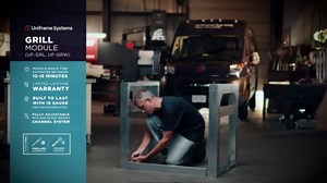 Uniframe Systems Egg Cooker Shelf Outdoor Kitchen Framing Island Support Shelf in Galvanized Steel UF-EG1