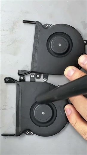 Satisfying MacBook Fan Cleaning ✨ #MacBookRepair #MacBookCleaning #satisfyling #fancleaning