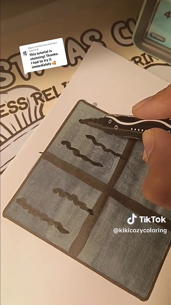 Replying to @kikicozycoloring loved this amazing @MAWABOOKS ❄️☃️🤶🏻 rainy window coloring tutorial. All you need is 2 grey alcohol markers and one black, plus a white gel pen. A perfect idea for what to do with your next window in your cozy adult coloring book. Happy coloring! #coloringbook #alcoholmarkers #cozycoloring #colorwithme #adultcoloring #coloring #relaxing #creatorsearchinsights #coloringtutorial #adultcoloringbook