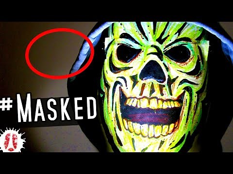 1 SINGLE SHEET! HOW TO Make Your Own Cheap DIY Spooky Horror Face Mask, Paper Art #horror #halloween