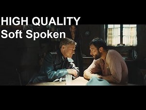 Unintentional ASMR Christoph Waltz soft-spoken French scene.