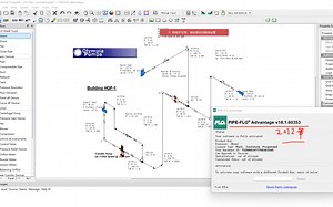 气体流体风压平衡类软件之PIPE-FLO.AdvantageV18.2022测试！