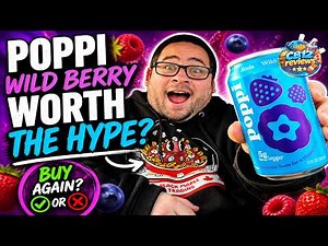 Poppi Soda Wild Berry Review 🍓 FIZZY & HEALTHY?! #review