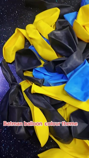 Batman colour theme #batman #balloon #balloondecor #diydecor #birthdaypackage