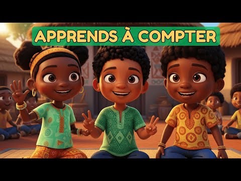 Apprends à Compter en Afrique 🌍🎶 | Chanson Éducative AfroKids | Petit Djembé TV