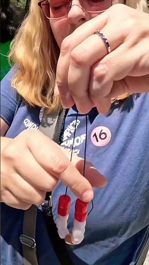 Making Komboloi, Greek worry beads in Athens, Greece