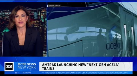 Amtrak launching NextGen Acela trains
