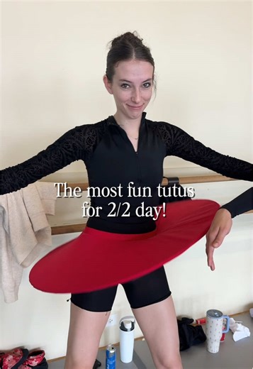 We had to feature some of our most iconic tutus on 2/2 day ❤️✨ These bold red tutus are part of the costume for Mackenzie Jones’ Frequency 434. This dynamic, neoclassical ballet is one of the four works featured in our upcoming Winter Mix production. See Winter Mix at Moody Performance Hall February 20 and 21. Tickets are linked in our bio 🤗 #balletnorthtexas #dallasarts #tutu #ballettok #dallasballet