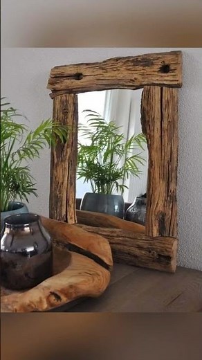 Fantastic designs for mirrors with a rustic style 😎🏠🪞.