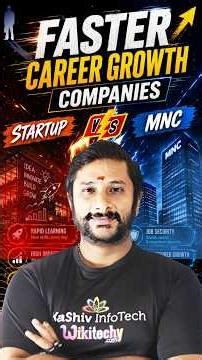 Faster Career Growth? Startup vs MNC in 2026 | Kaashiv Infotech
