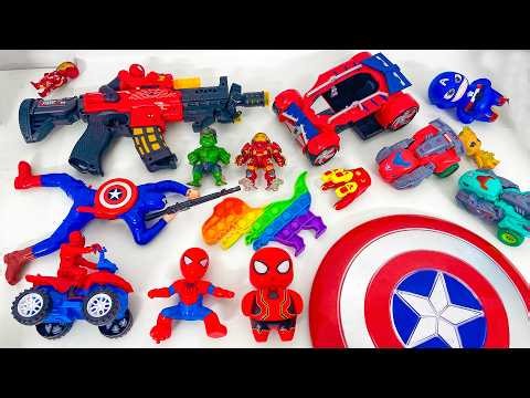 AVENGERS TOYS/Action Figures/Unboxing/Cheap Price/SpidermanGUNs/SuperHERODANCE/Ironman/SipderCAR/