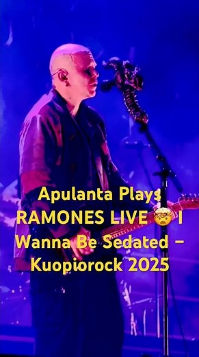 Apulanta – I Wanna Be Sedated (Ramones Cover LIVE) 🔥 Kuopiorock 2025