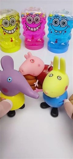 Satisfying with Unboxing Sponge Bob & Peppa pig Toys ASMR Videos #shorts #kidsvideo #youtubeshort