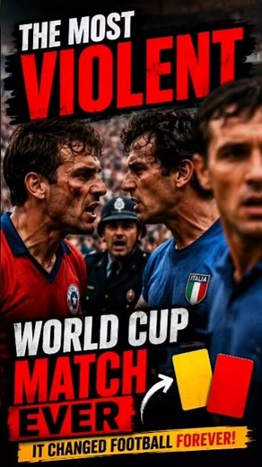The Most Violent World Cup Match Ever… It Changed Football Forever
