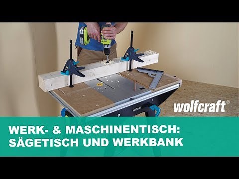 Werk- & Maschinentisch MASTER cut 1500 : Sägetisch und Werkbank in einem | wolfcraft