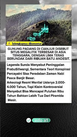Mystery of Gunung Padang: Older Than Egyptian Pyramids?