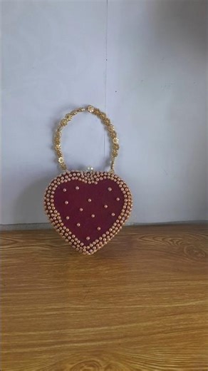 heart chocolate box bag make 😱~miniwoodworking art skill/wood / handcrafts /#trending/#shorts