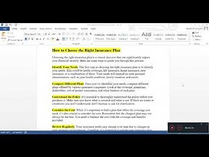 How to Choose the Right Insurance Plan