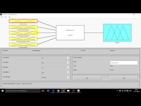 Rainfall prediction using Fuzzy Logic Toolbox