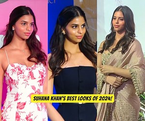 31K views · 2.9K reactions | Suhana Khan made waves in 2024 with her impeccable fashion moments. From stunning sarees to chic dresses, she effortlessly blended elegance and modern style. Watch her fashion journey and get inspired by her on-point looks! #Suhanakhan #bollywood #fashion #koimoi | KoiMoi.com | Facebook