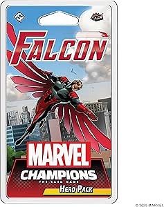 Asmodee Marvel Champions The Card Game Falcon Hero Pack - Cooperative Strategy Game for Kids & Adults, Ages 14+, 1-4 Players, 45-90 Min Playtime
