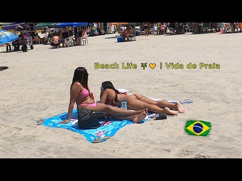 🌴 Beach Life in Brazil: Wow, Look at This! 💛 | Vida de Praia no Brasil 【POV 4K】