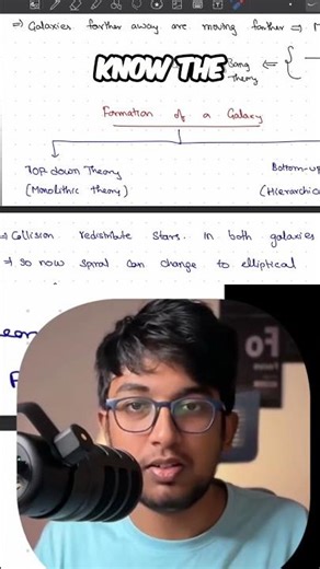 Galaxy Formation: Top-Down vs. Bottom-Up Explained! #shorts